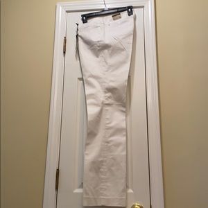 NWT Express columnist white pants low rise size 8
